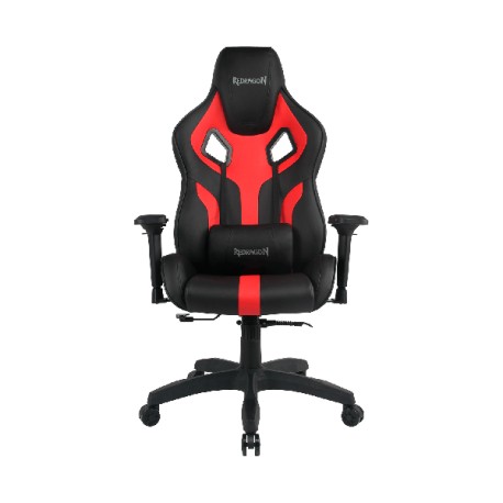 SILLA GAMER REDRAGON CAPRICORNUS C502 NEGRO Y ROJO CUERO SINTETICO