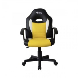 SILLA GAMER STYLOS AMARILLA CLASE 2 ERGONOMICA 100KG (STGSGR1Y)