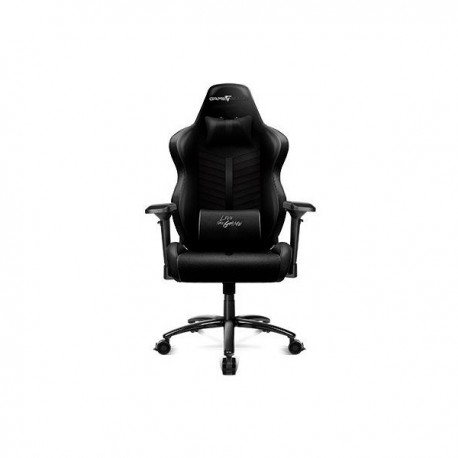 SILLA GAME FACTOR CGC601 XL, PIEL, RECLINABLE, NEGRO