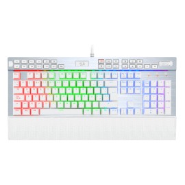 TECLADO GAMER MECANICO REDRAGON K550 YAMA SWITCH PURPLE BLANCO RGB ESP