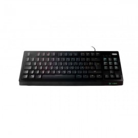 TECLADO GAMER MECANICO VSG QUASAR NEGRO RGB SWITCH OUTEMU AZUL