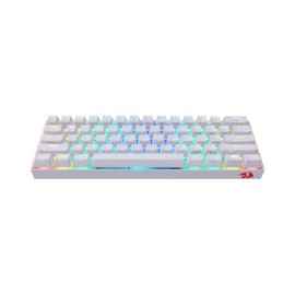 TECLADO GAMER MECANICO REDRAGON K530 DRACONIC BROWN BLANCO RGB INGLES