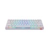 TECLADO GAMER MECANICO REDRAGON K530 DRACONIC BROWN BLANCO RGB INGLES