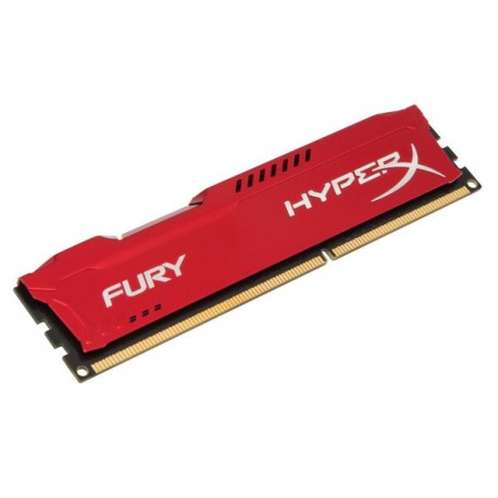 MEMORIA DDR3 KINGSTON HYPERX FURY RED 4GB 1600MHZ (HX316C10FR/4)