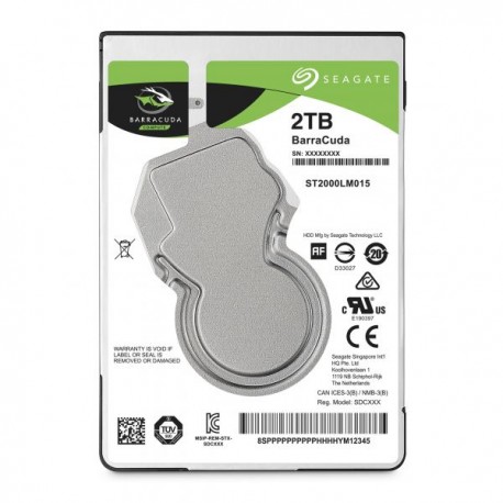 DISCO DURO INTERNO SEAGATE ST2000LM015 2TB 2.5" 5400RPM 7mm SATA3 BULK