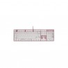 TECLADO GAMER GAME FACTOR KBG400 MECANICO SWITCH RED ROSA