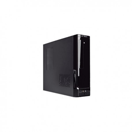 GABINETE ACTECK SLIM AC-929042 MICRO-ATX CON FUENTE DE PODER 450W