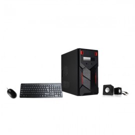 GABINETE XTECH CS705XTK02 MICRO ATX 500W NEGRO + TECLADO/MOUSE/BOCINAS