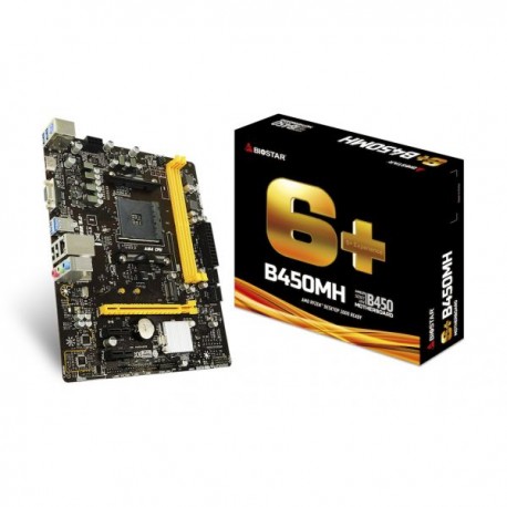 TARJETA MADRE BIOSTAR B450MH AM4 MICRO ATX