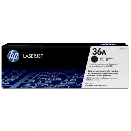 TONER HP CB436A NEGRO PARA LASERJET 1505/M1120