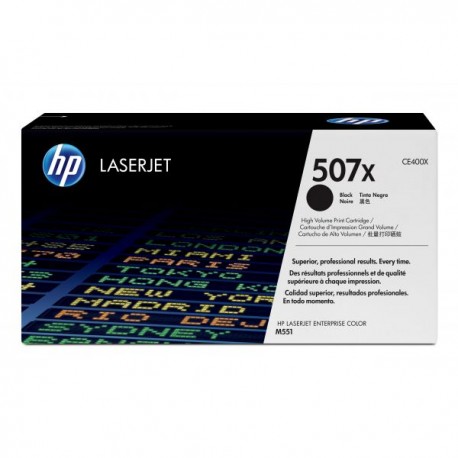 TONER HP 507X ALTO RENDIMIENTO NEGRO PARA M551 CE400X