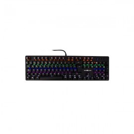 TECLADO MECANICO GAME FACTOR KBG400 RGB SWITCH RED USB NEGRO