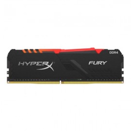 MEMORIA RAM KINGSTON HYPERX FURY BLACK DDR4 16GB 3000MHz RGB